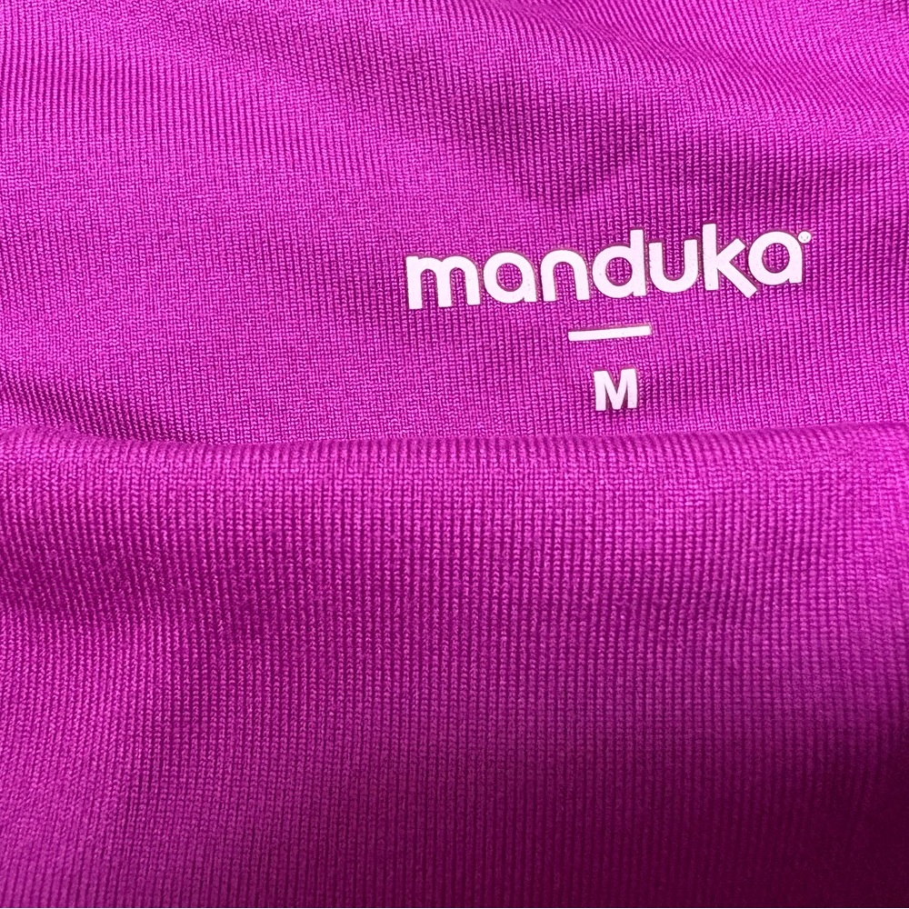 NWOT Manduka Vibrant Pink Yoga Top - Picture 3 of 4